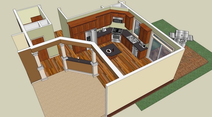 谷歌sketchup 3D渲染